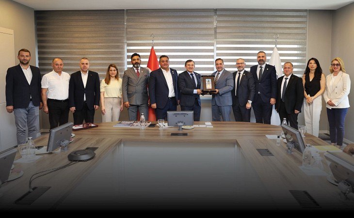 PLASFED Heyetinden İHBİR Başkanı Kazım Taycı'ya Nezaket Ziyareti