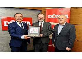 A Visit from the Turkish Plastics Industrialists' Federation to Dunya Newspaper