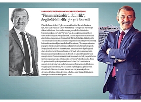 Karadeniz, finansal sürdürülebilirliğin önemini Ekonomi'ye anlattı